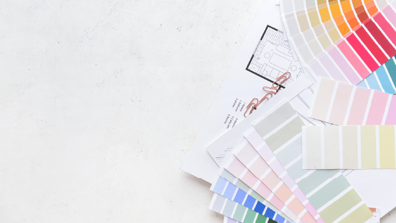 オフィスデザインにおける内装の塗装仕上げ